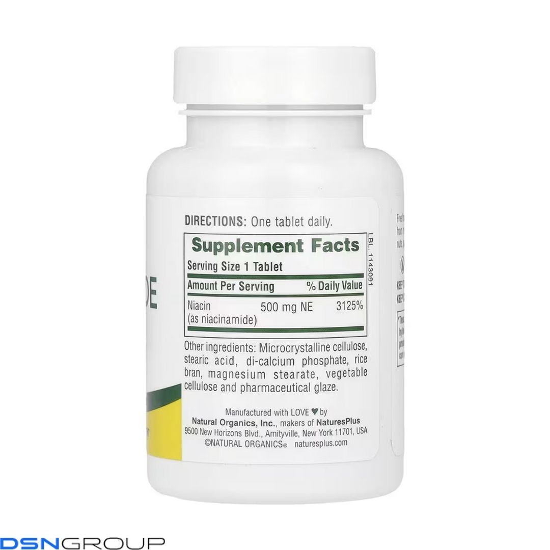 Niacinamide 500 mg - 90 tabs
