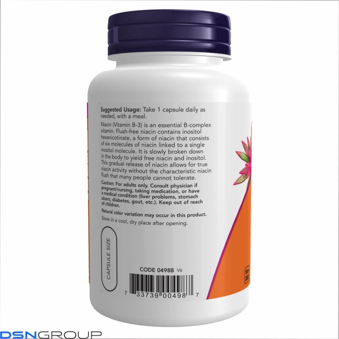 Flush Free Niacin 500mg - 90 vcaps