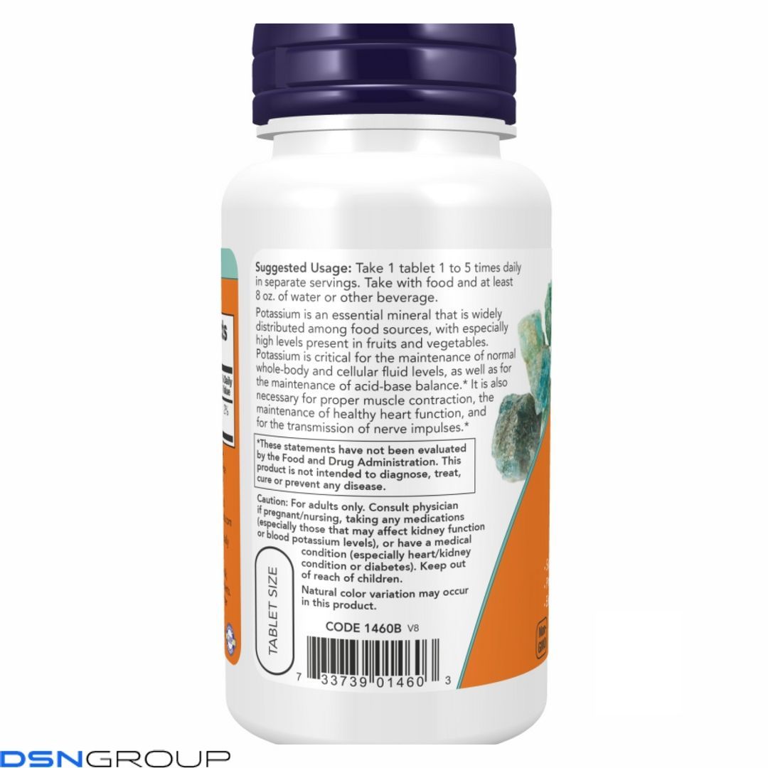 Potassium Gluconate 99mg - 100 tabs