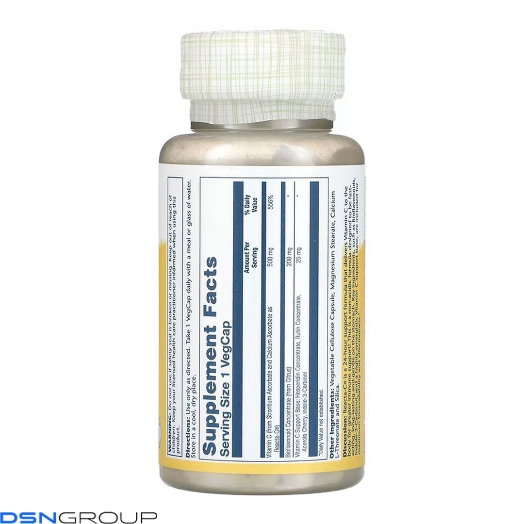 Reacta-C 500mg - 60 vcaps