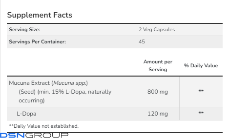 Dopa Mucuna - 90vcaps (До 10.26)