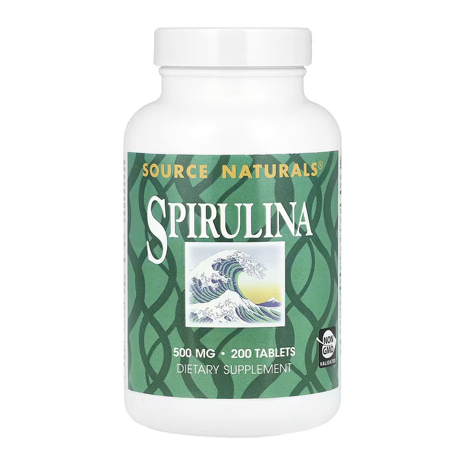 Спіруліна Source Naturals 500 мг, 200 таблеток