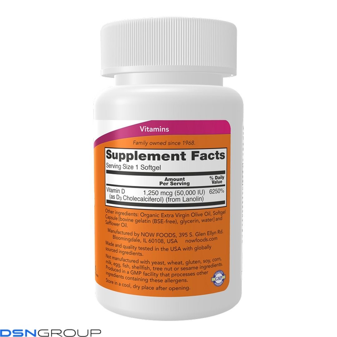 (12.02 Ожидание) VIT D-3 50,000 IU - 12 sgels