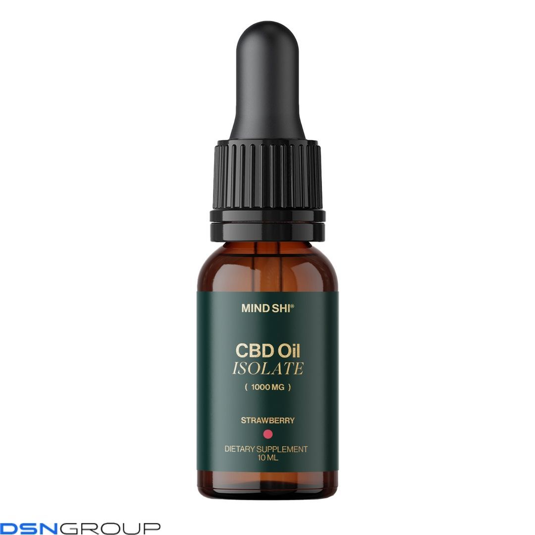 CBD Oil Isolate 1000 mg Strawberry - 10 ml (До 01.27)