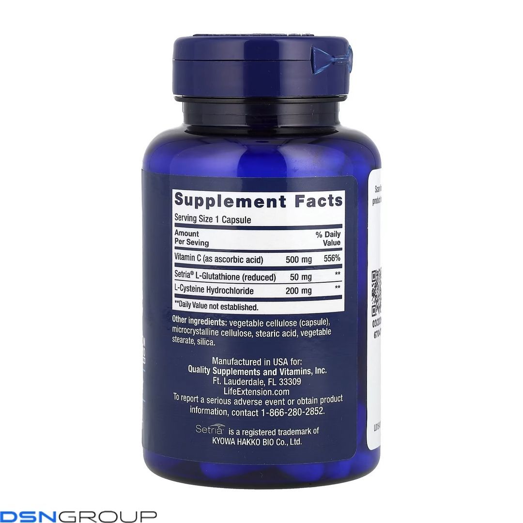 Glutathione Cysteine & C - 100 caps