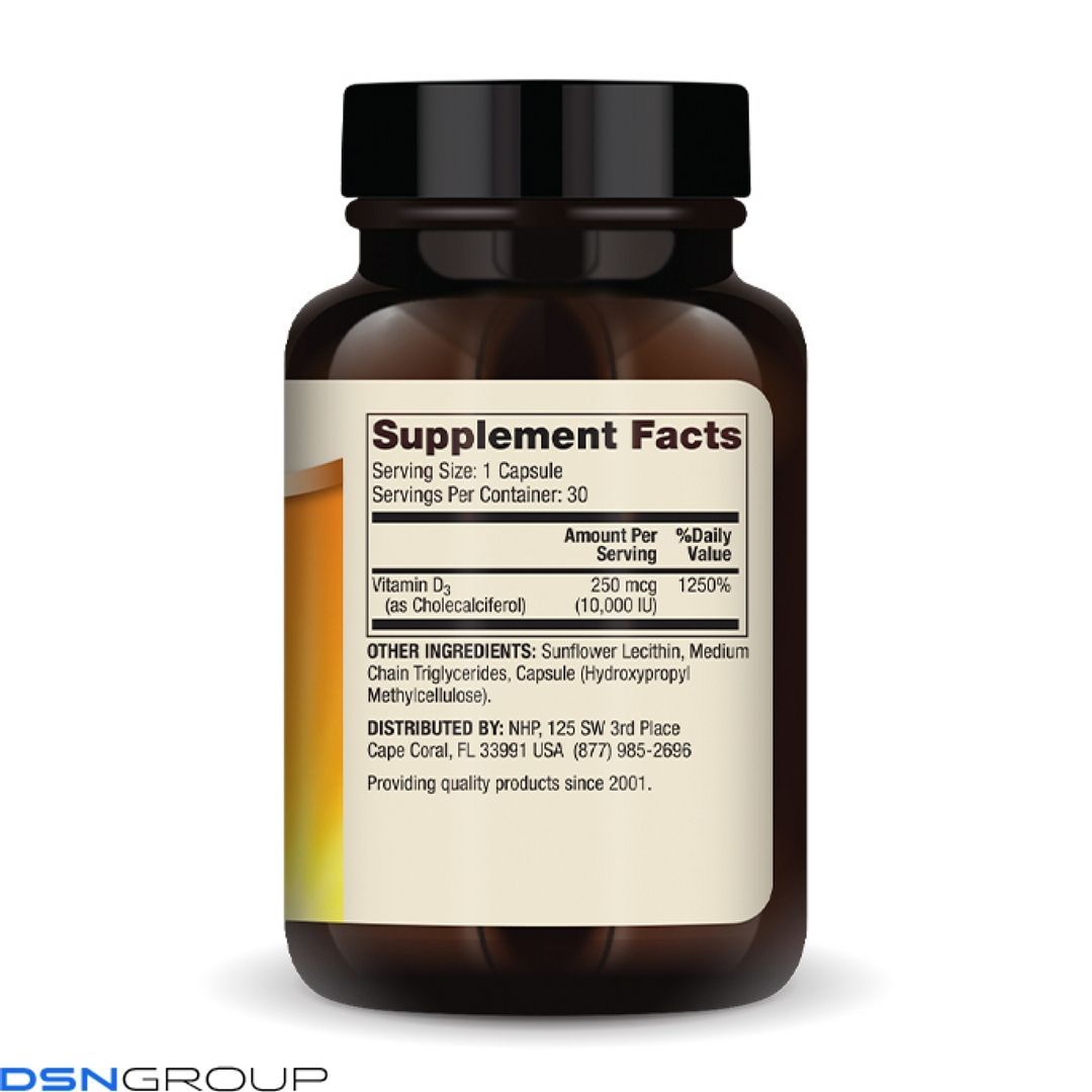 Liposomal Vitamin D3 10,000 IU - 30 caps (До 08.26)