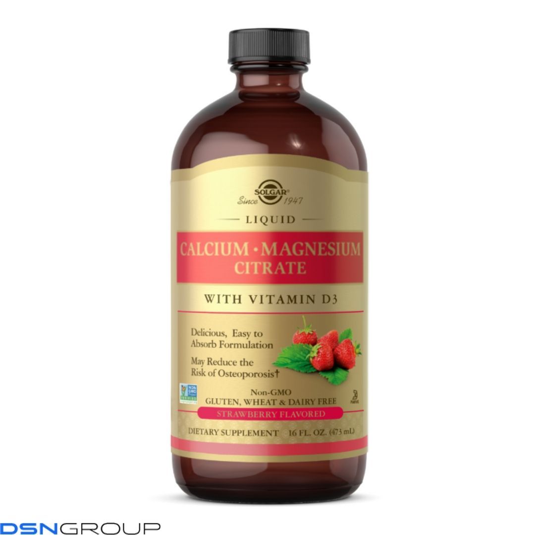 Liquid Calcium Magnesium Citrate with Vitamin D3 - 16 oz Natural Strawberry 2022-10-1986 фото Liquid Calcium Magnesium Citrate with Vitamin D3 - 16 oz Natural Strawberry