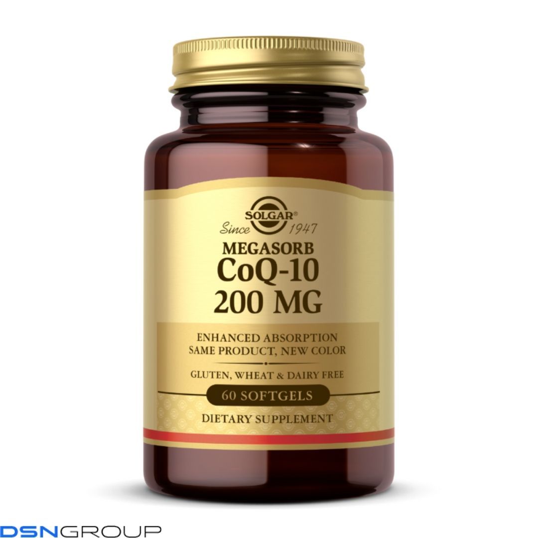 Megasorb CoQ-10 200mg - 60 softgels 2023-10-4117 фото Megasorb CoQ-10 200mg - 60 softgels