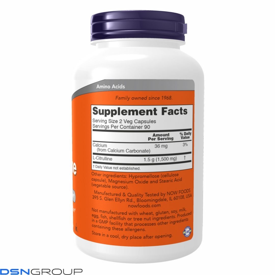 Citrulline 750mg - 180 vcaps