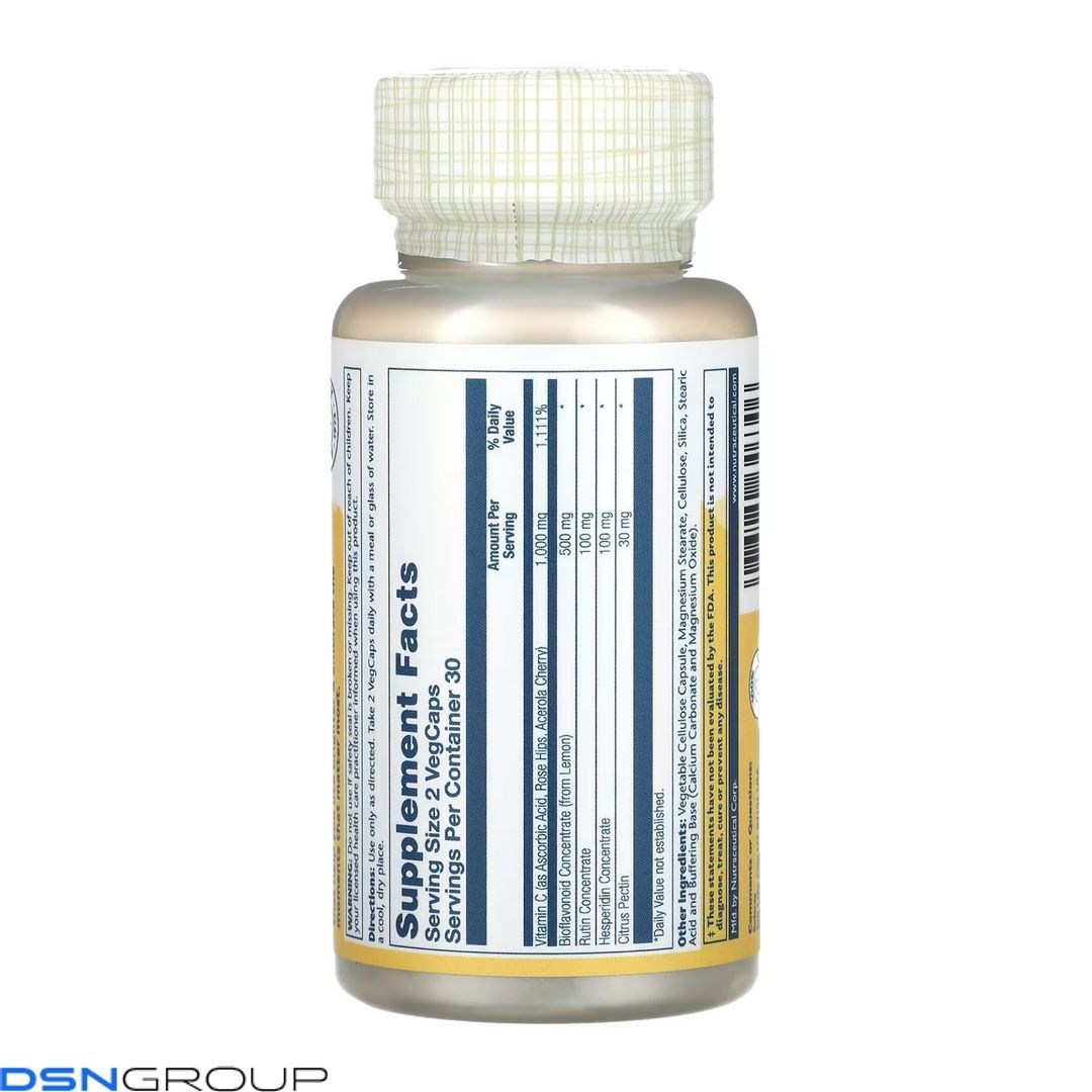 Super Bio Vitamin C 1000mg - 60 vcaps 2023-10-3437 фото Super Bio Vitamin C 1000mg - 60 vcaps