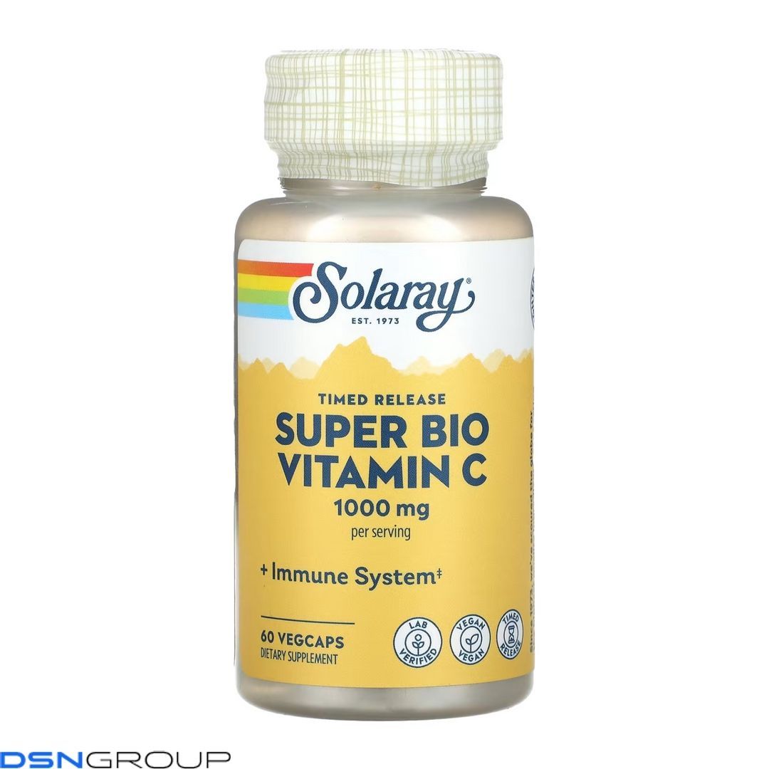 Super Bio Vitamin C 1000mg - 60 vcaps 2023-10-3437 фото Super Bio Vitamin C 1000mg - 60 vcaps