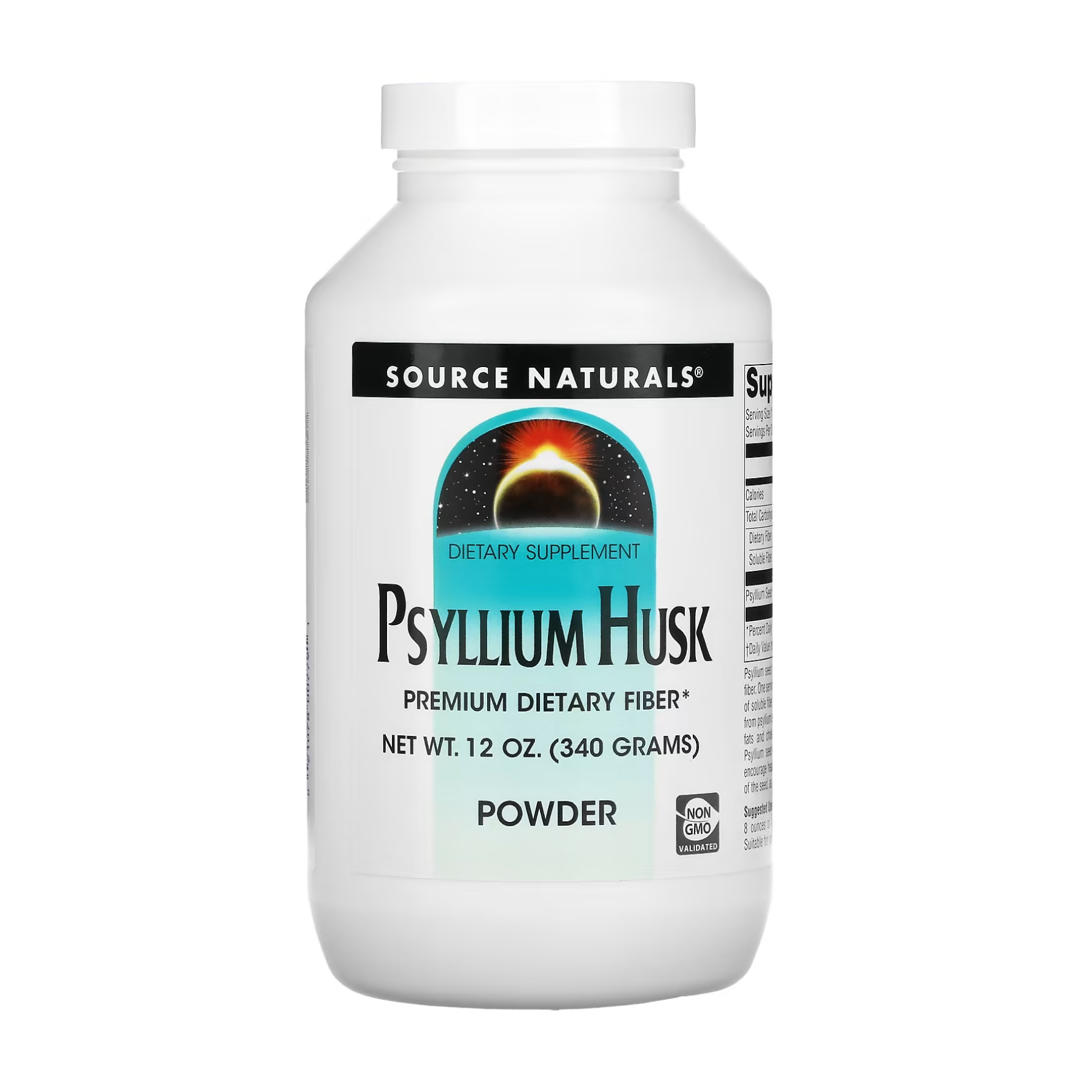 Псиліум (лушпиння насіння подорожника) Source Naturals, 340 г
