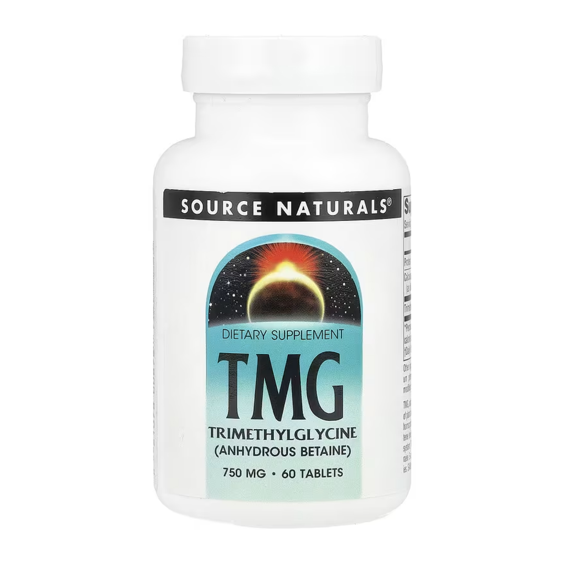 Триметилгліцин (TMG) 750 мг, 60 таблеток