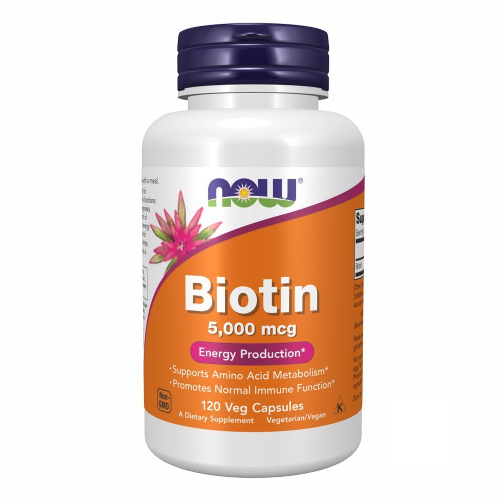 (12.02 Ожидание) BIOTIN 5000mcg - 120 vcaps