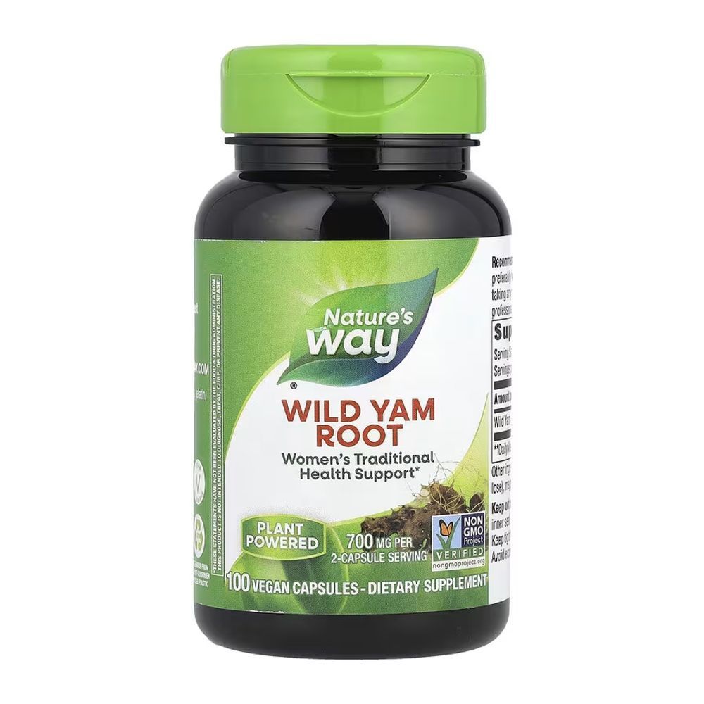 Wild Yam - 100 vcaps (Повреждена банка)
