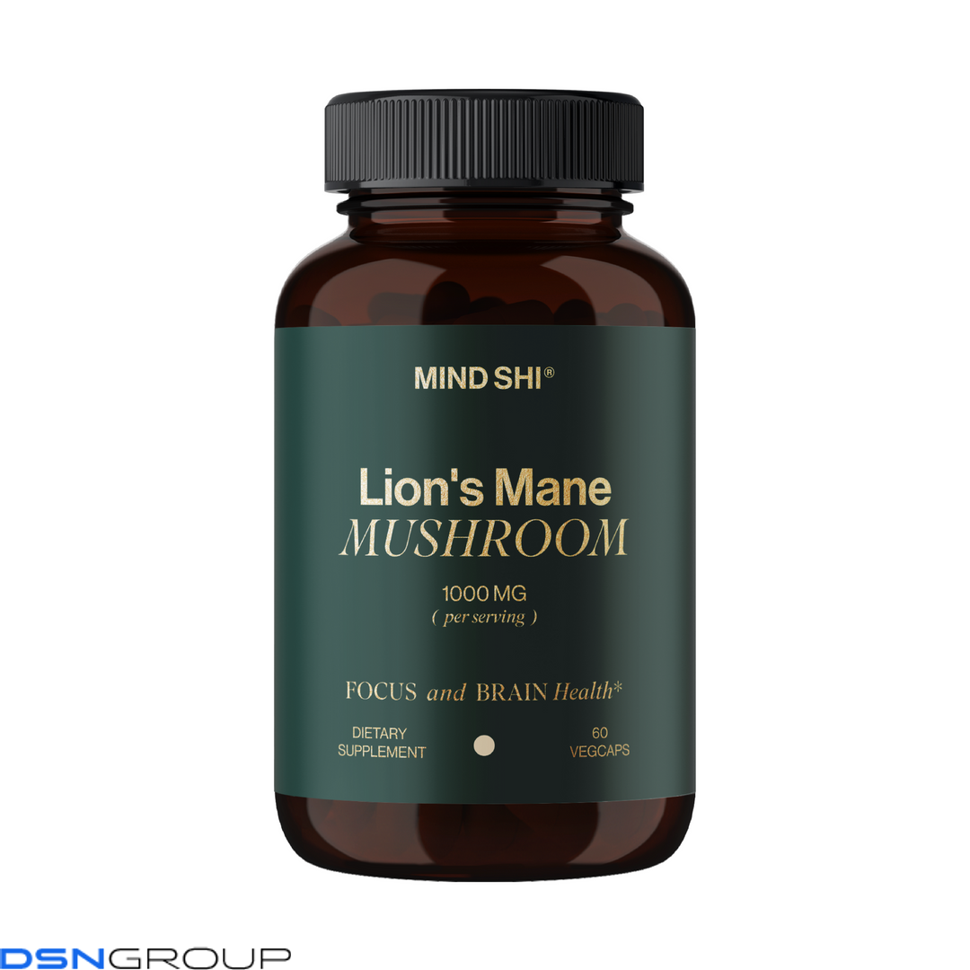 Lion's Mane Mushroom 1000 mg - 60 vegcaps (10+2 в подарок!) (До 10.26)
