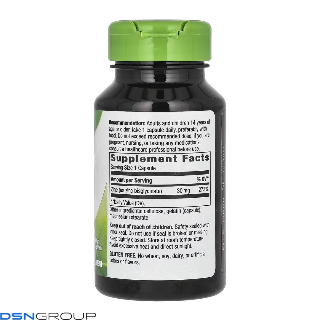 (20.02 Ожидание) Zinc 30mg - 100 caps