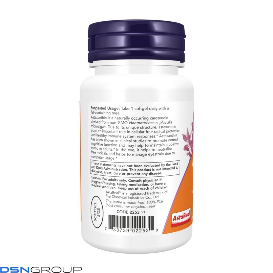 Astaxanthin 12 mg Triple Strength - 60 veg softgels