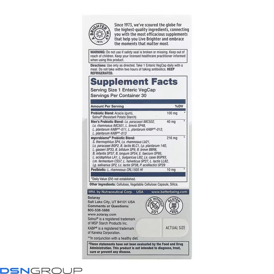 Complete Probiotic Men's - 30 vcaps