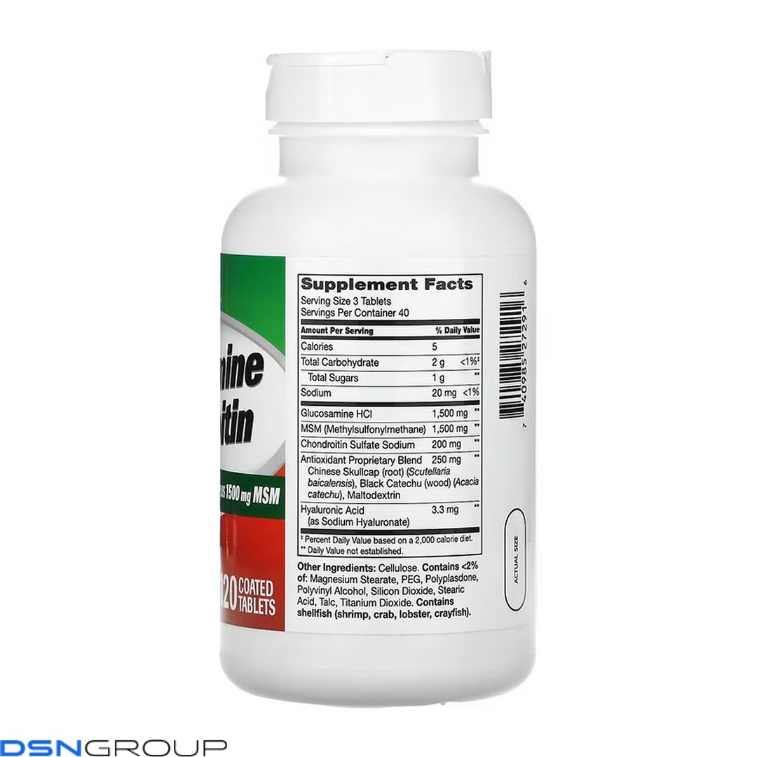 Glucosamine Chondroitin Advanced + MSM - 120 tabs
