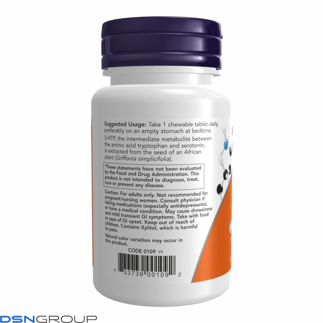 5-HTP 100mg Chewable Lozenges - 90 tabs