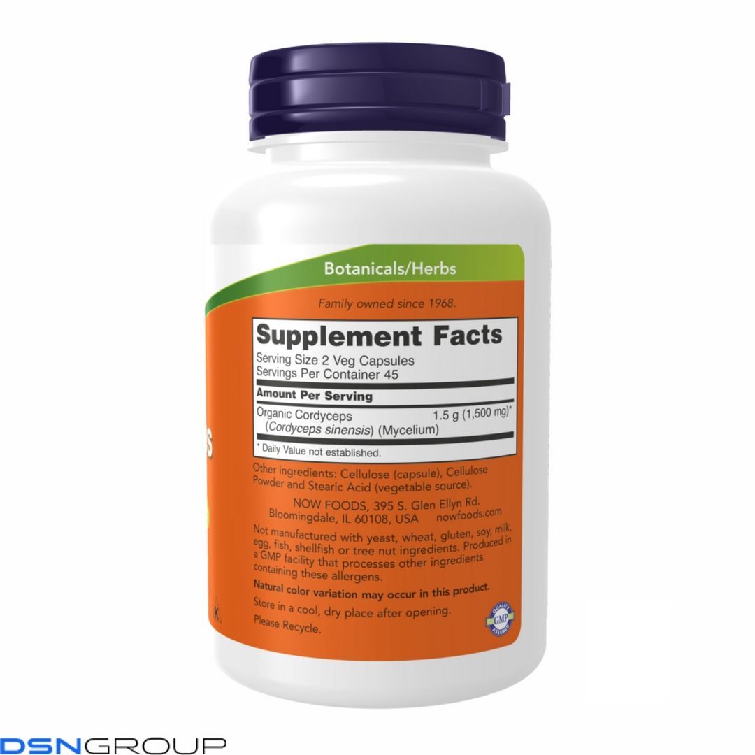 Cordyceps 750 mg - 90 vcaps