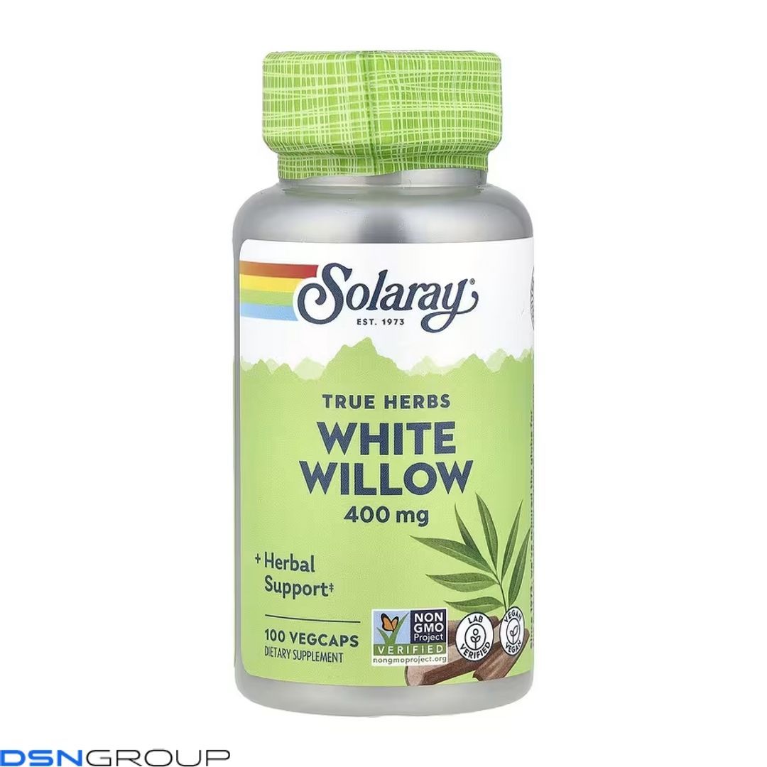 White Willow Bark 400mg - 100 vcaps 2023-10-5273 фото White Willow Bark 400mg - 100 vcaps