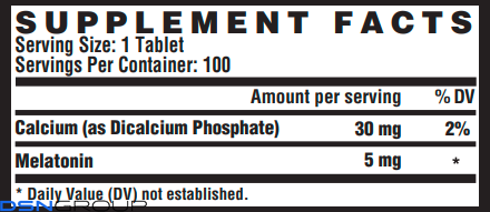 Melatonin 5 mg - 100ct 100-51-3178023-20 фото Melatonin 5 mg - 100ct