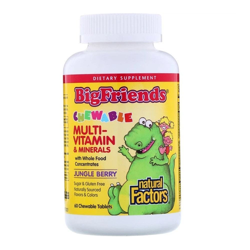 BigFriends Chewable Multivitamin & Minerals - 60 tabs