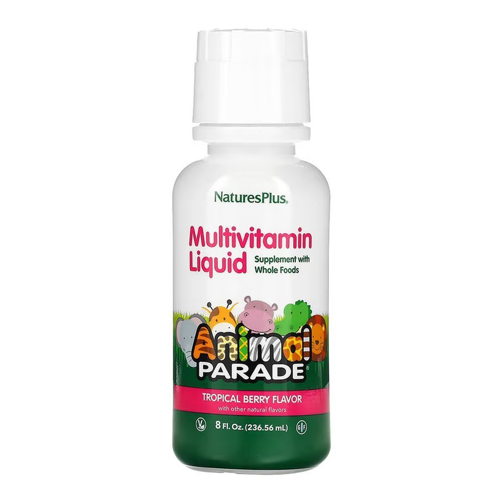 Children&rsquo;s Multivitamin Liquid - 236.56 ml Tropical Berry (Повреждена банка)