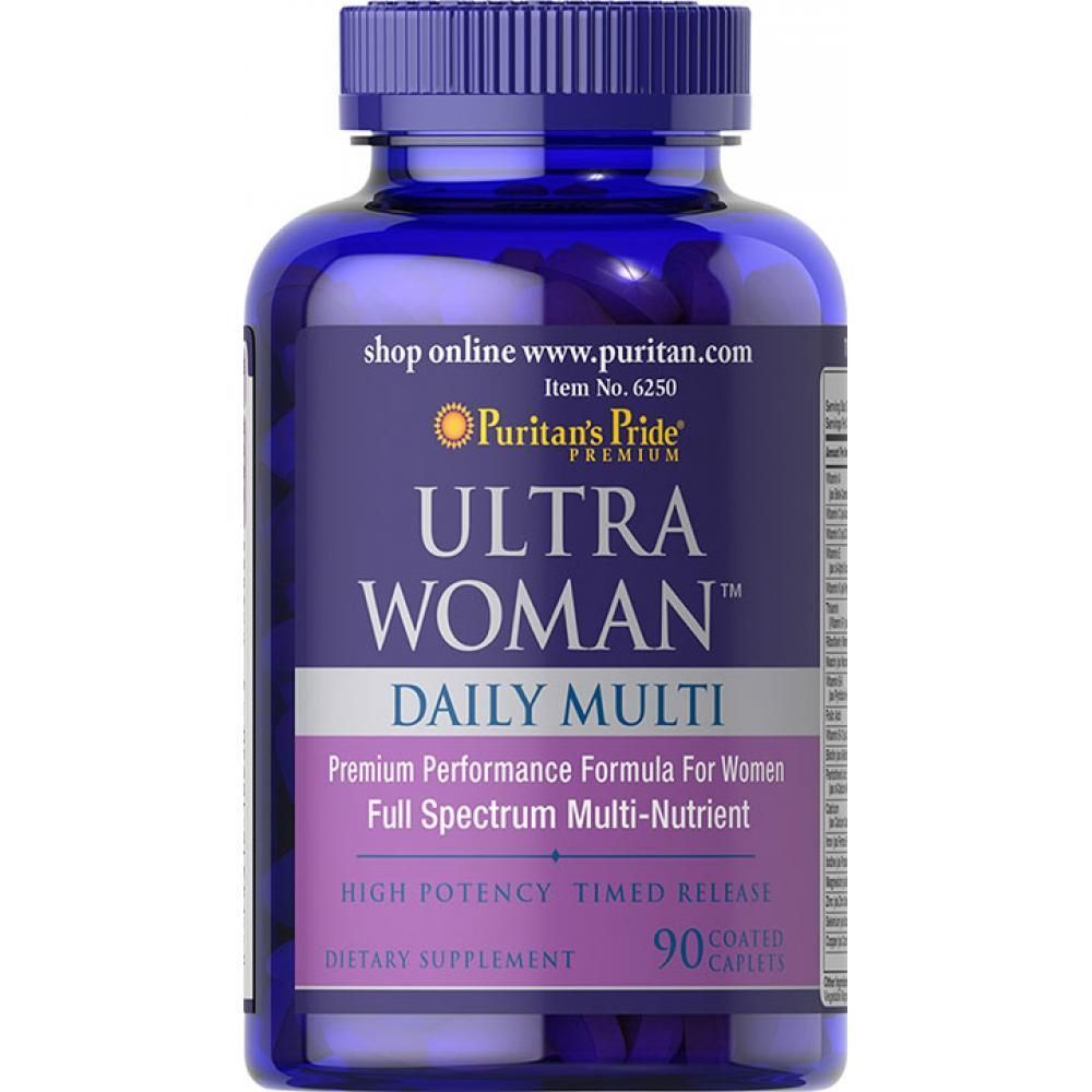 Ultra Woman&trade; Max Daily Multi Multivitamin - 90 caps (Повреждена банка)