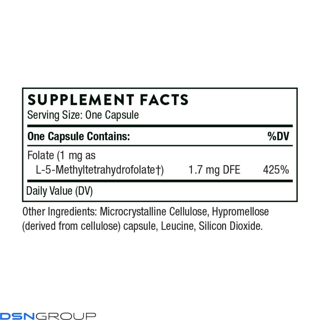 5-MTHF 1 mg - 60 caps