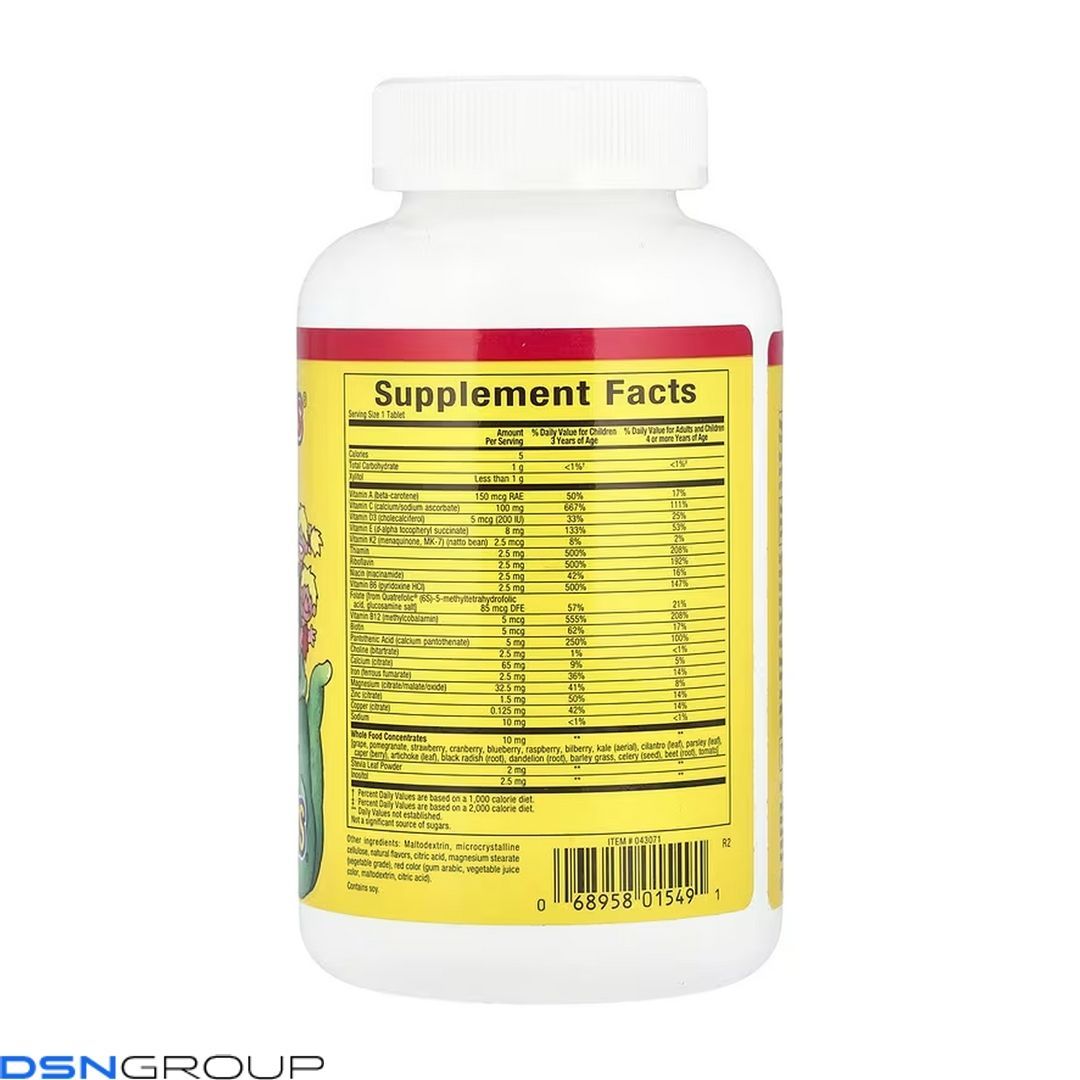 BigFriends Chewable Multivitamin & Minerals - 60 tabs