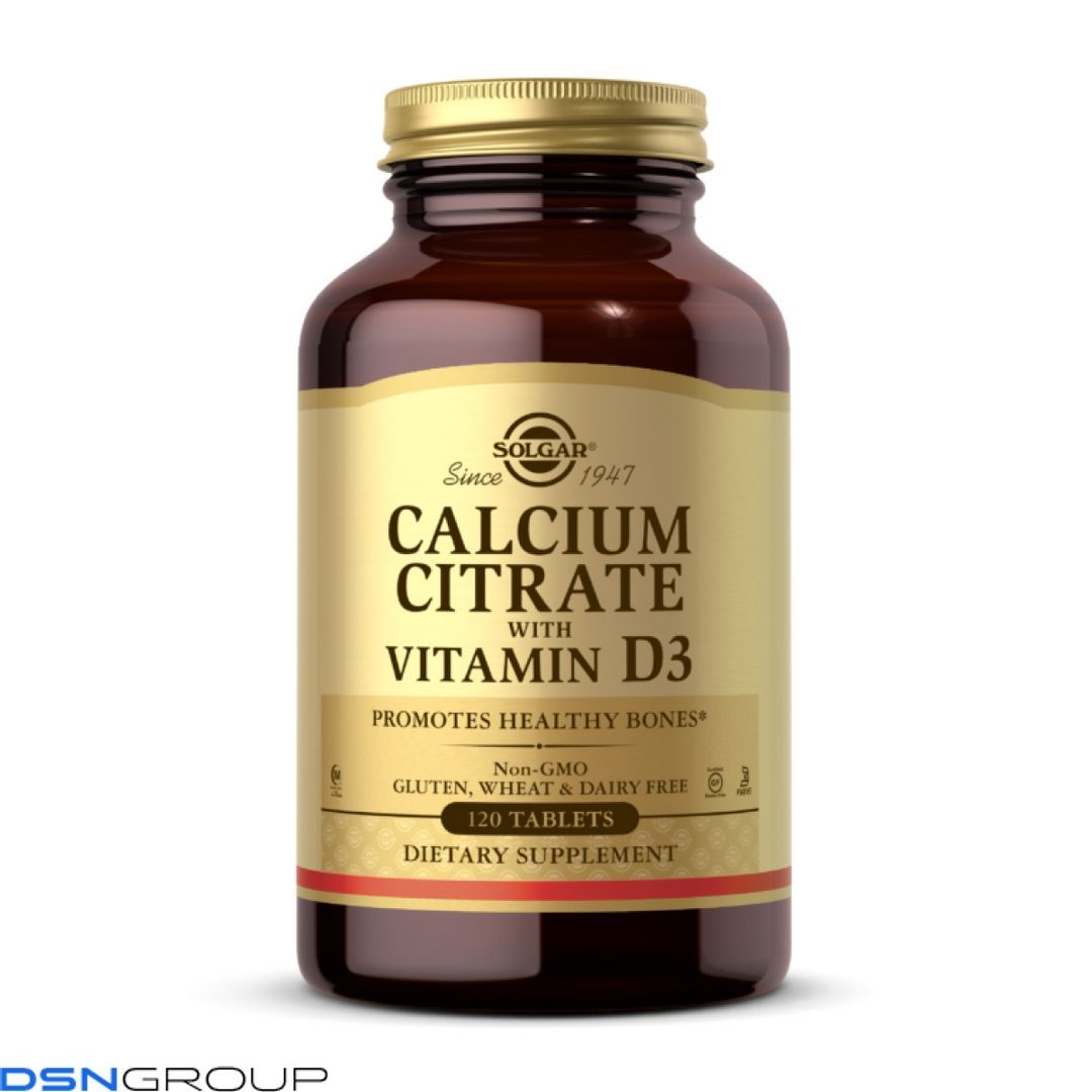 Calcium Citrate with Vitamin D3 - 120 tabs 2023-10-3673 фото Calcium Citrate with Vitamin D3 - 120 tabs