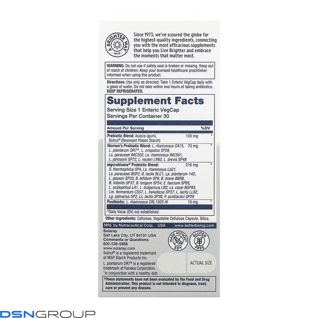 Complete Probiotic Women's - 30 vcaps 2024-11-0256 фото Complete Probiotic Women's - 30 vcaps