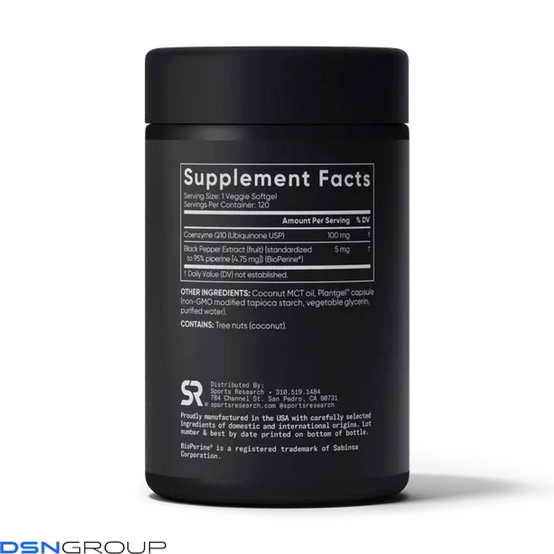 CoQ10 100mg - 120 veg softgels