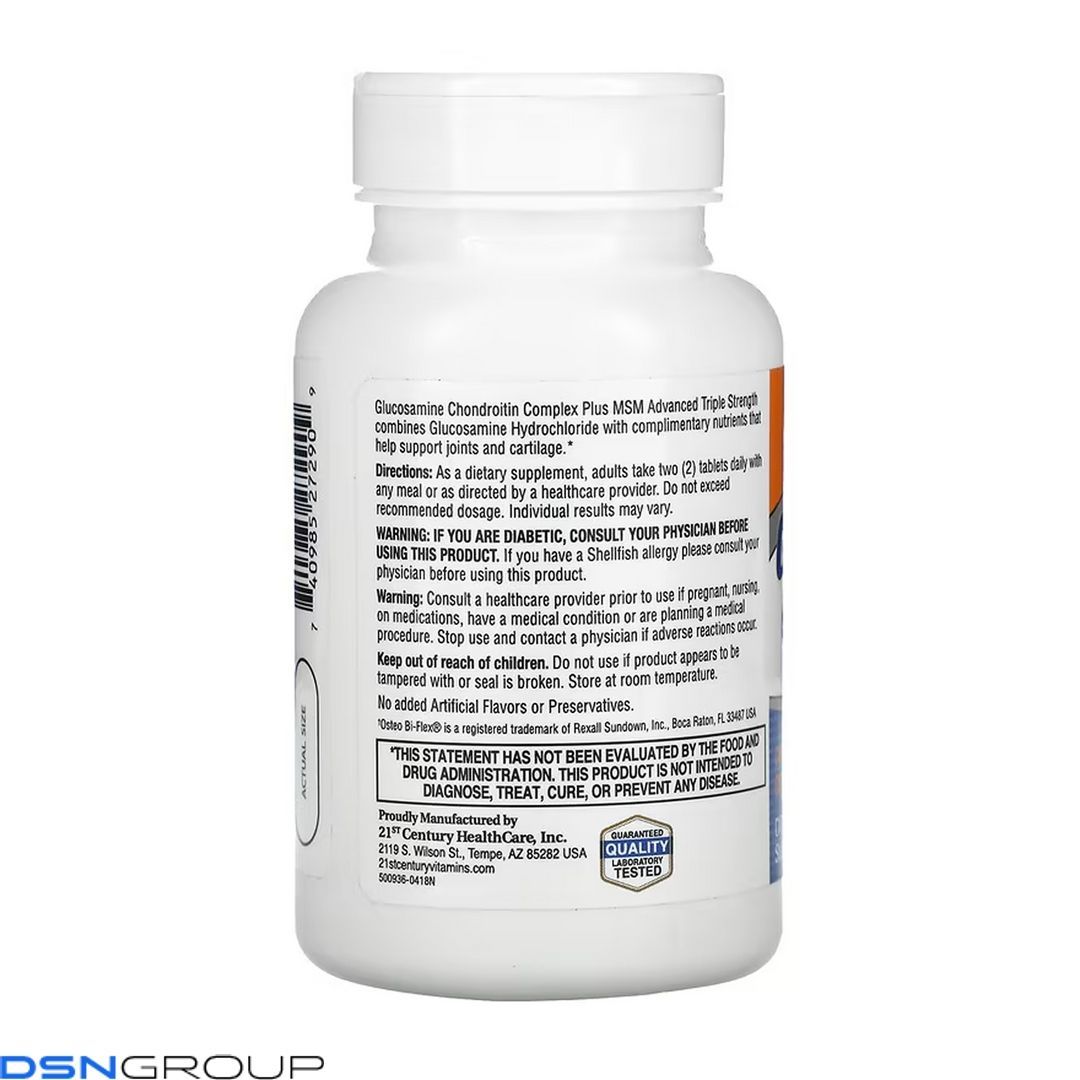 Glucosamine Chondroitin Complex Triple - 80 tabs