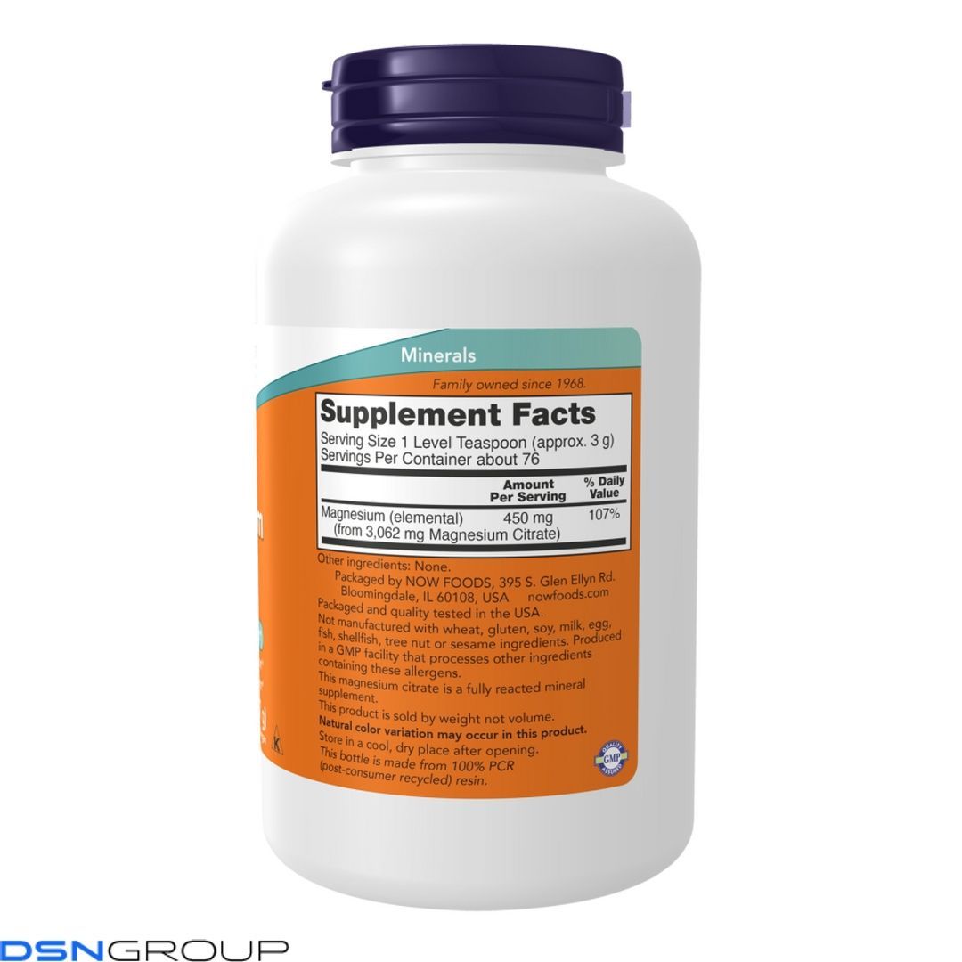 Magnesium Citrate Powder - 8 oz