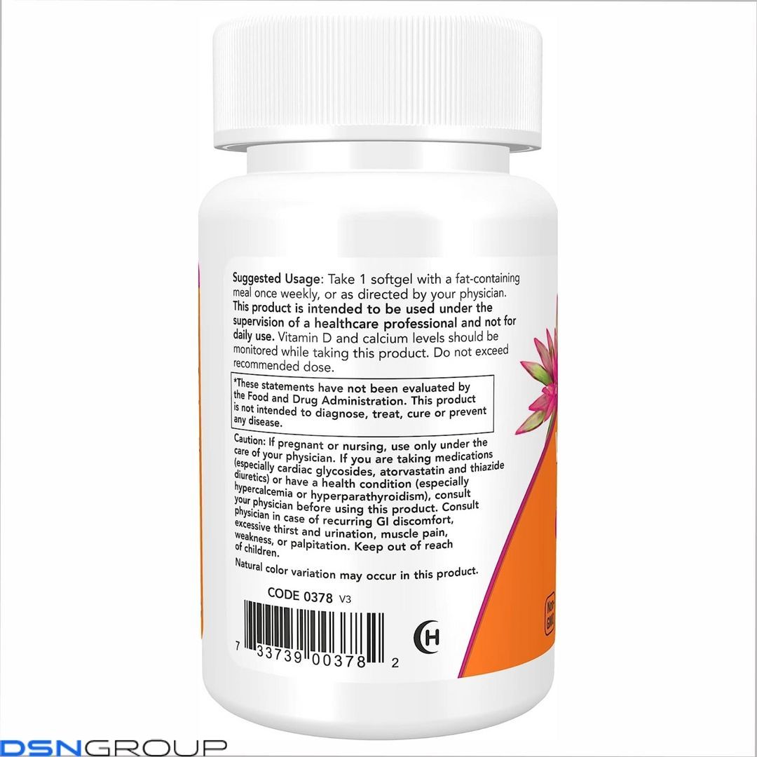 VIT D-3 50,000 IU - 50 sgels