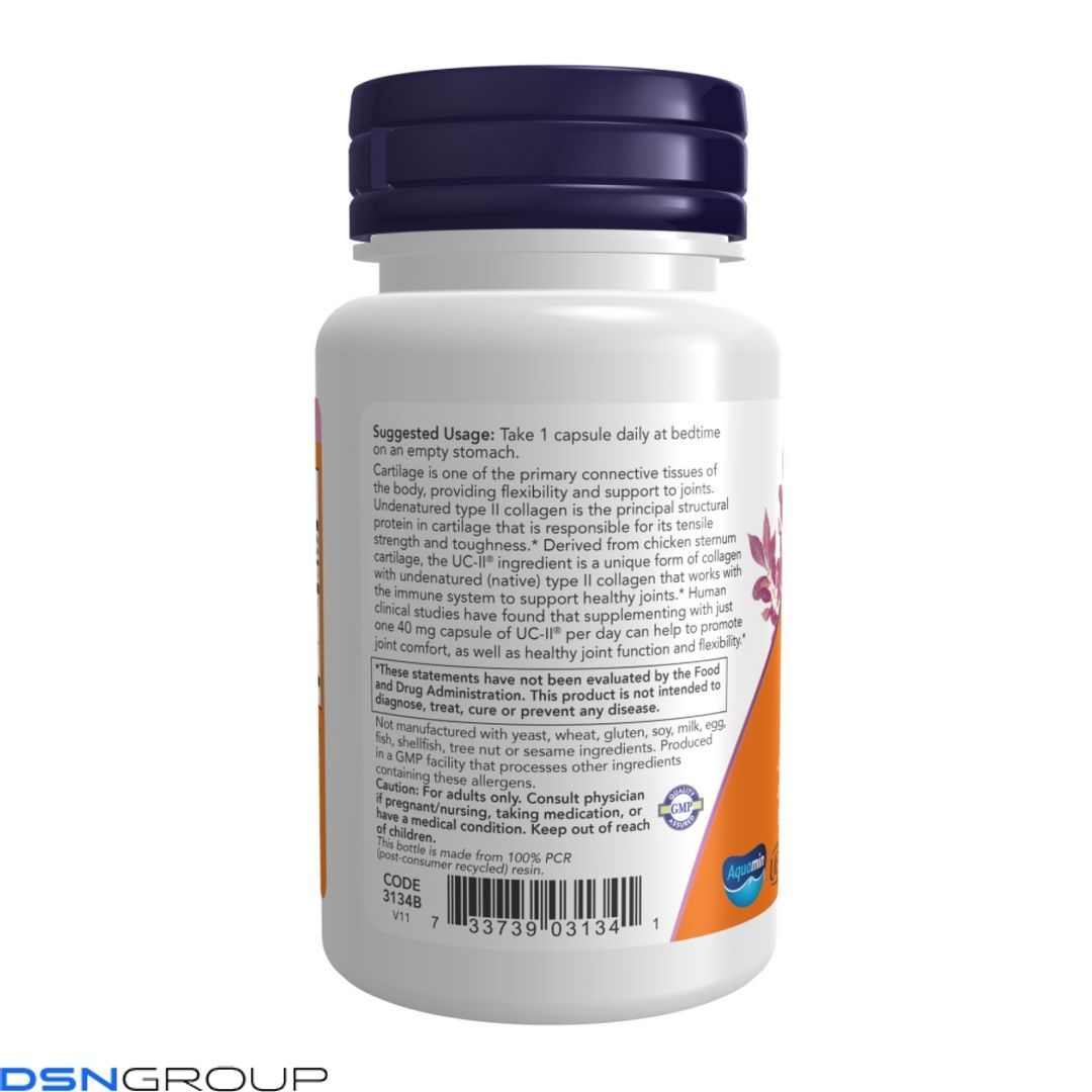 UC-II&reg; Type II Collagen 40mg - 60 vcaps