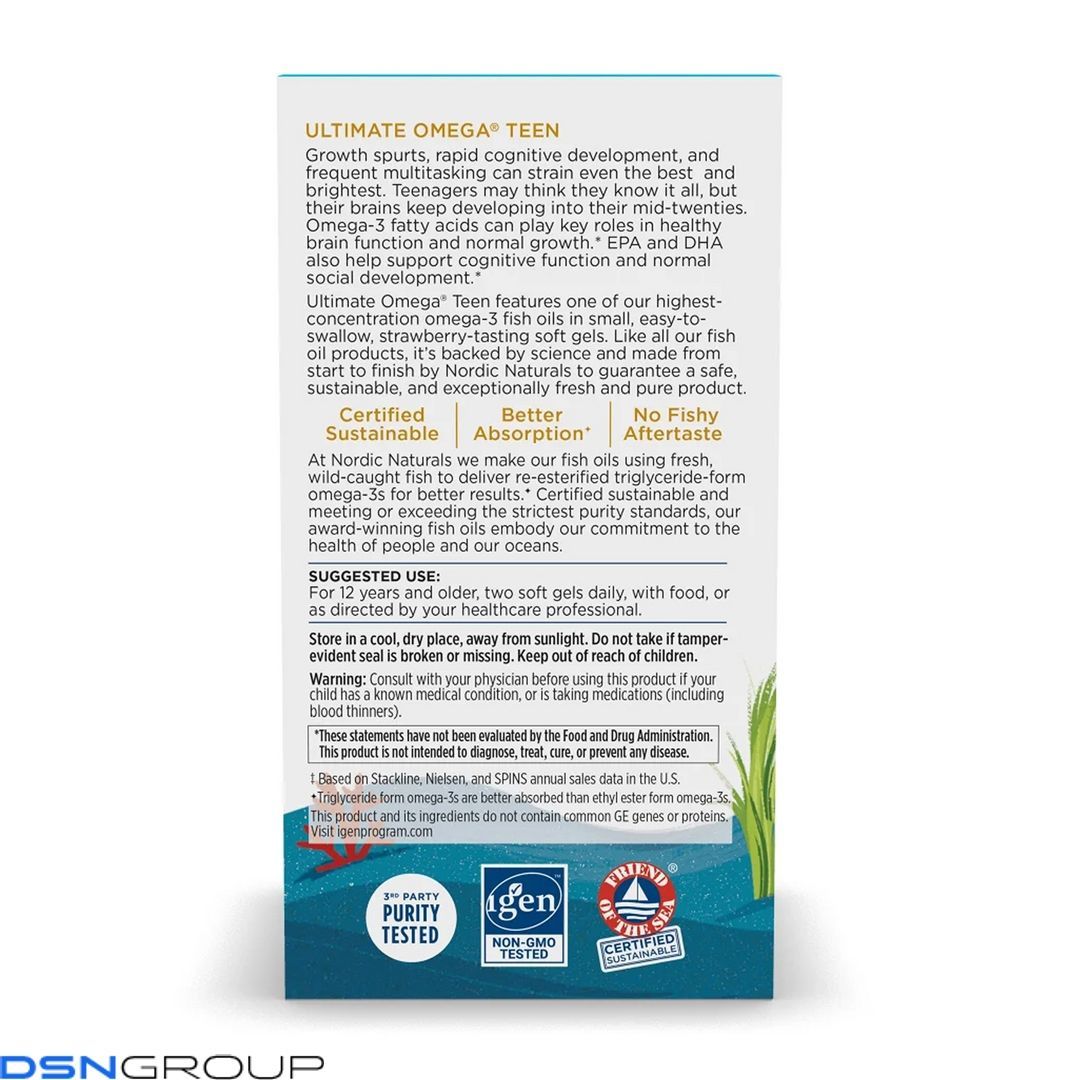 Ultimate Omega 2X Teen - 60 mini softgels