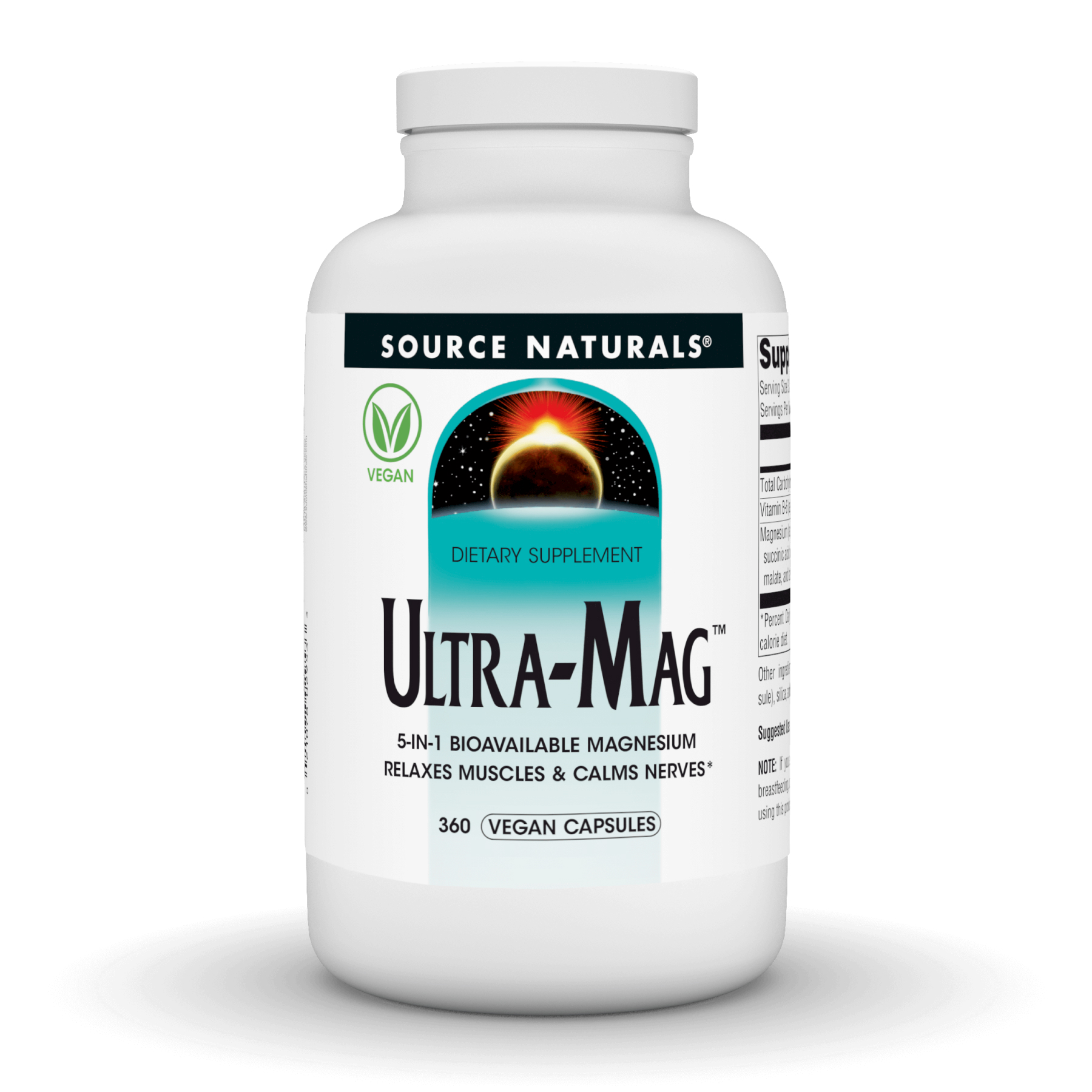 Source Naturals Ultra-Mag, магнієвий комплекс, 360 капсул