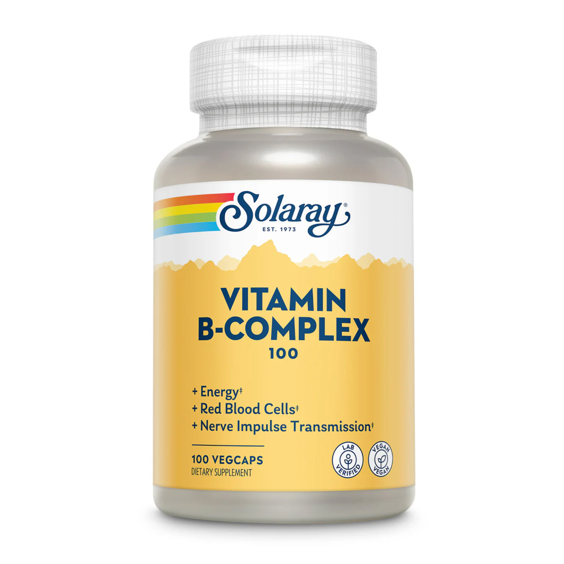 Вітаміни Solaray Vitamin B-Complex 100, 100 капсул