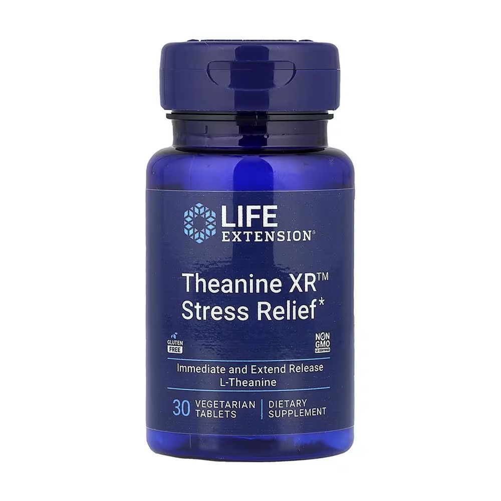 Theanine XR&trade; Stress Relief - 30 vegetarian tablets (До 12.26)