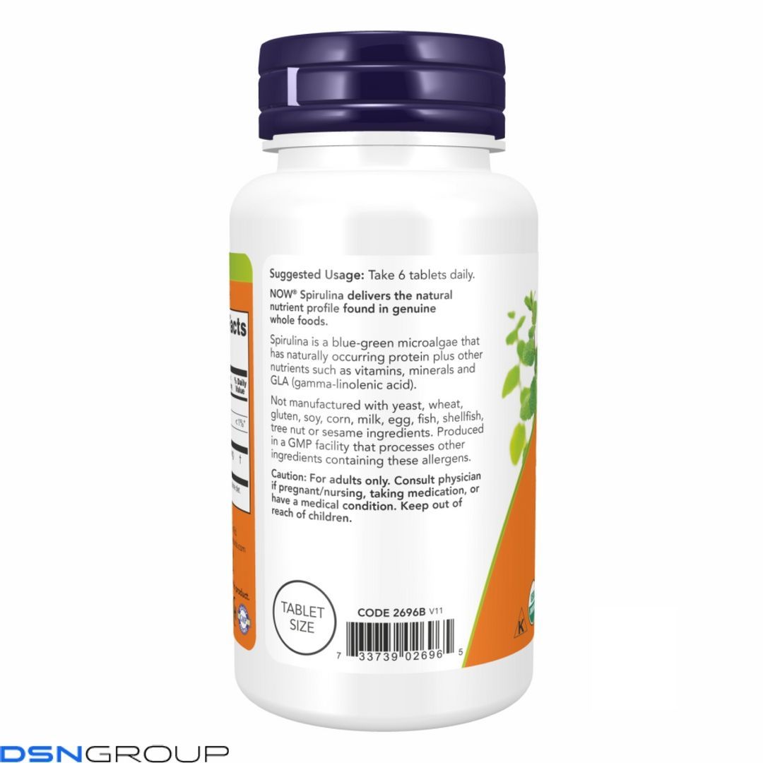 (12.02 Очікування) Spirulina 500 mg - 200 tabs