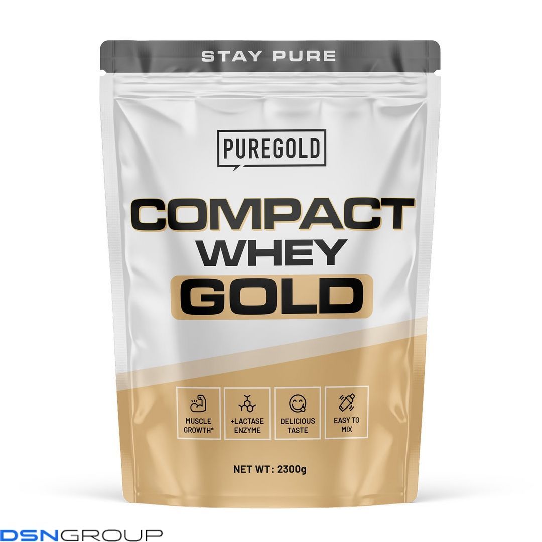 Compact Whey Gold - 2300g Strawberry Ice Cream (Повреждена упаковка) 2023-10-5064 фото Compact Whey Gold - 2300g Strawberry Ice Cream (Повреждена упаковка)