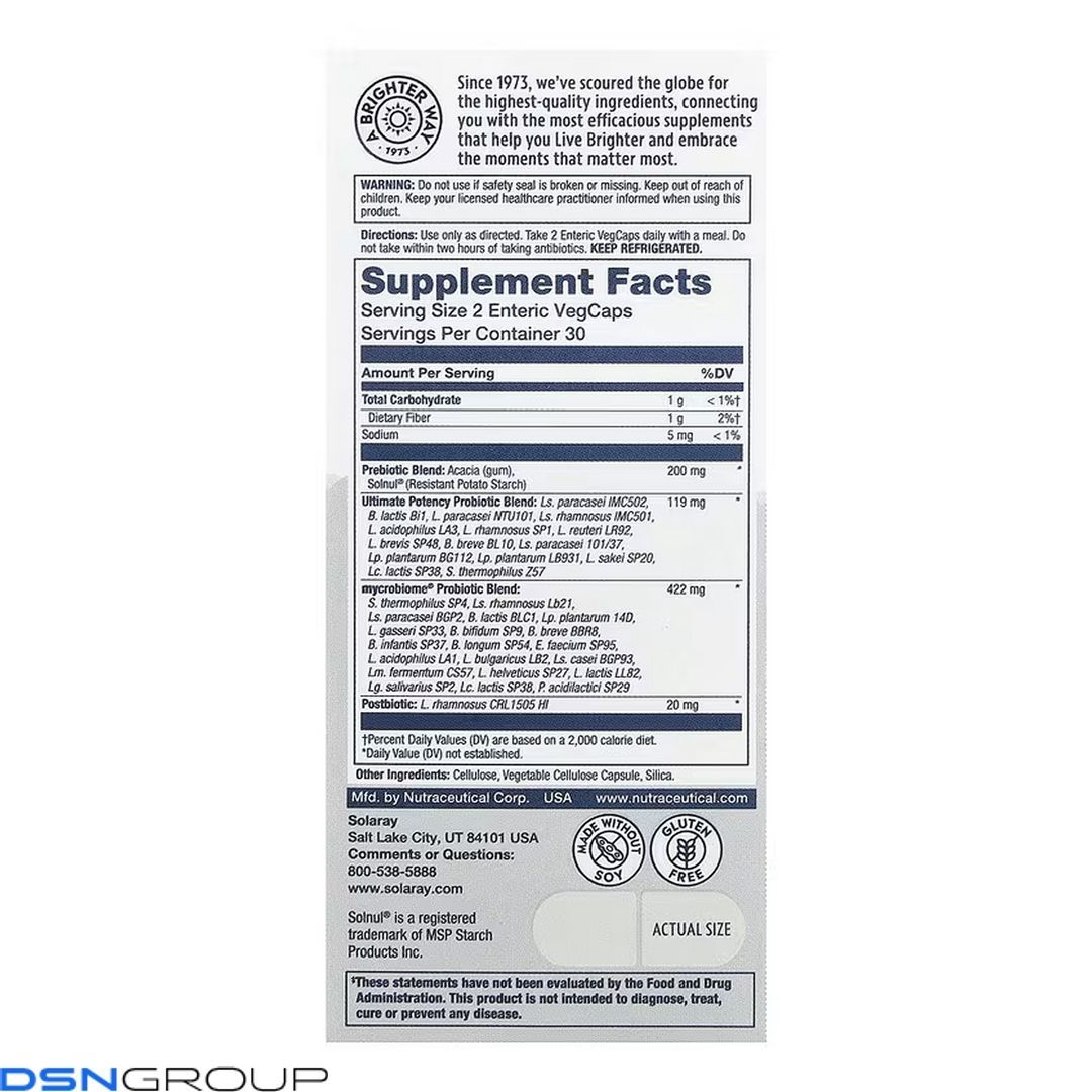 Complete Probiotic Ultimate Potency - 60 vcaps
