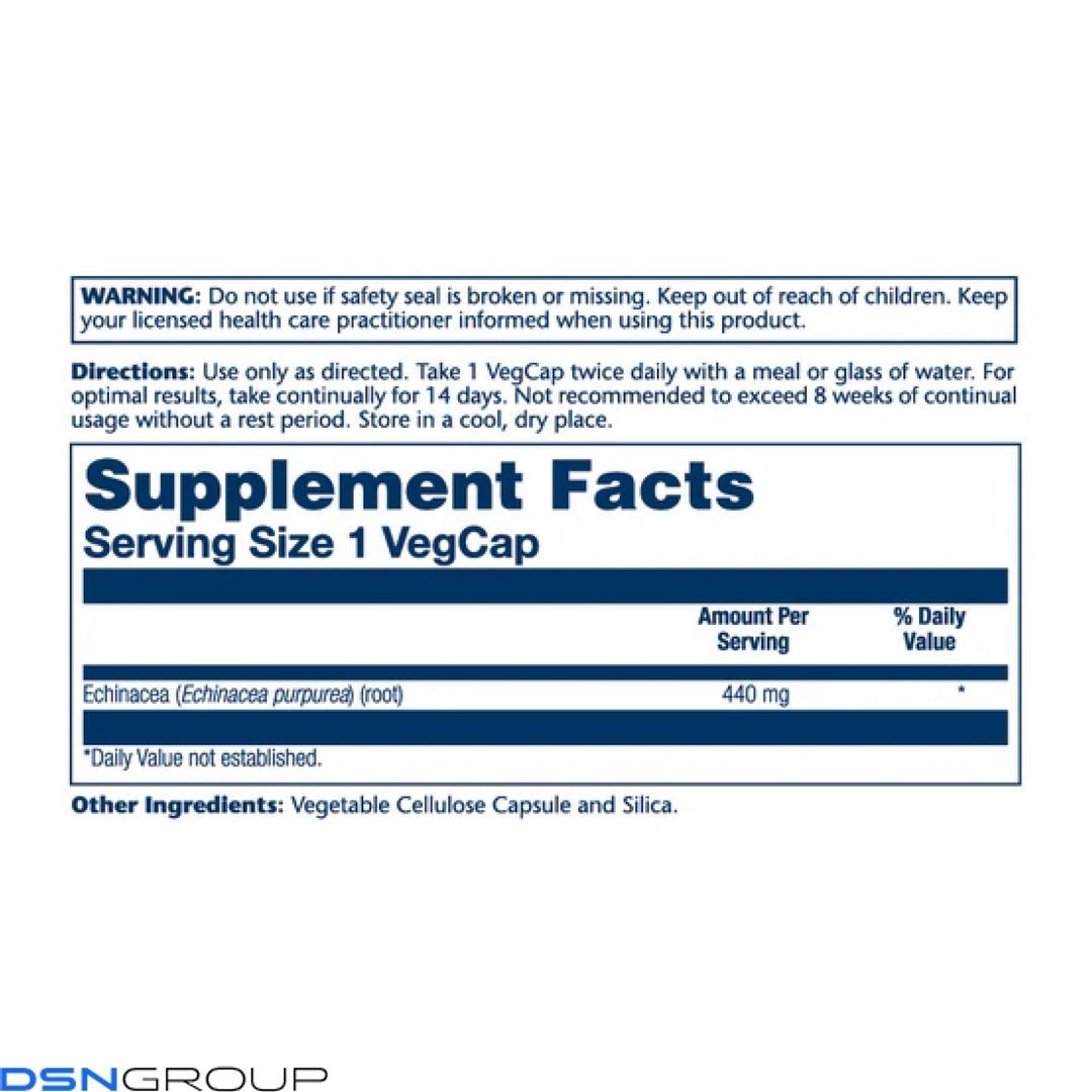 Echinacea Purpurea Root 440mg - 100 vcaps