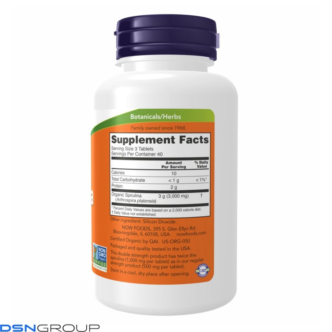 Spirulina 1000mg - 240 tabs (Пошкоджена банка)