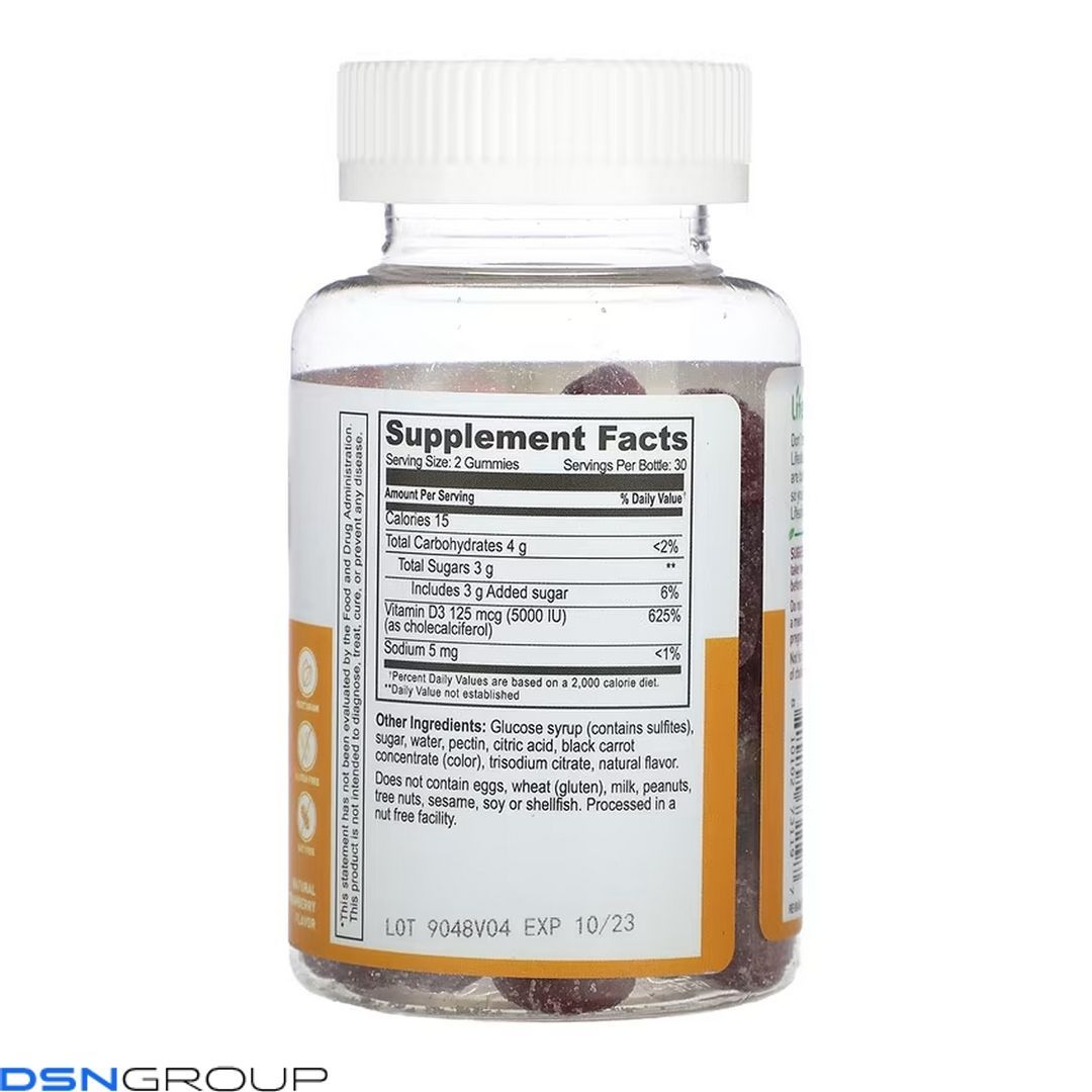 Vitamin D 5,000 IU Adult - 60 gummies